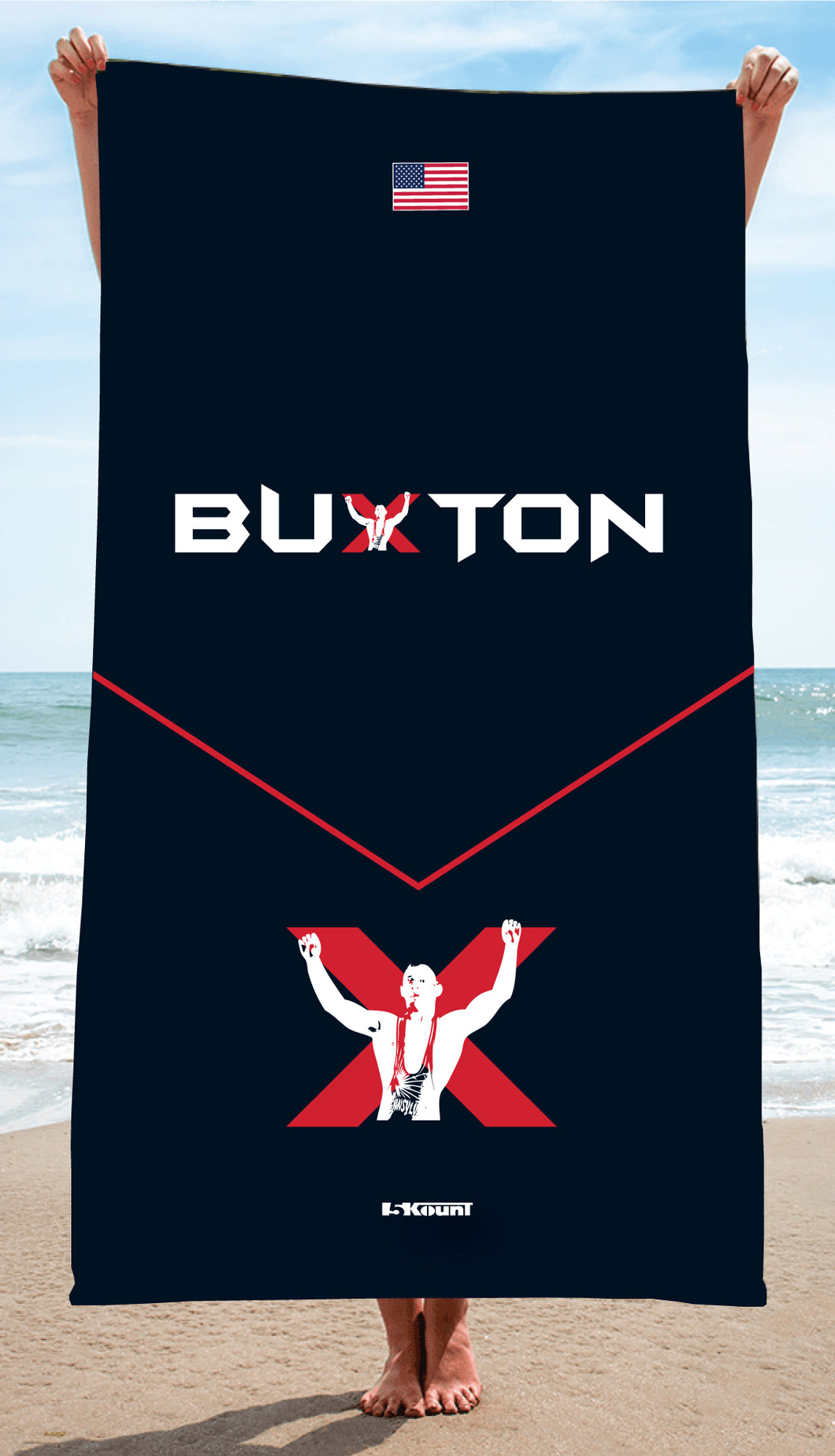 Buxton Sublimated Beach Towel - 5KounT2018