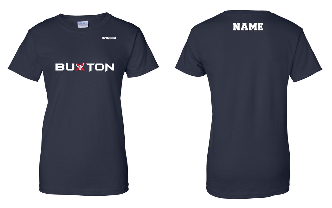 Buxton Cotton Ladies' Crew Tee - Navy - 5KounT2018