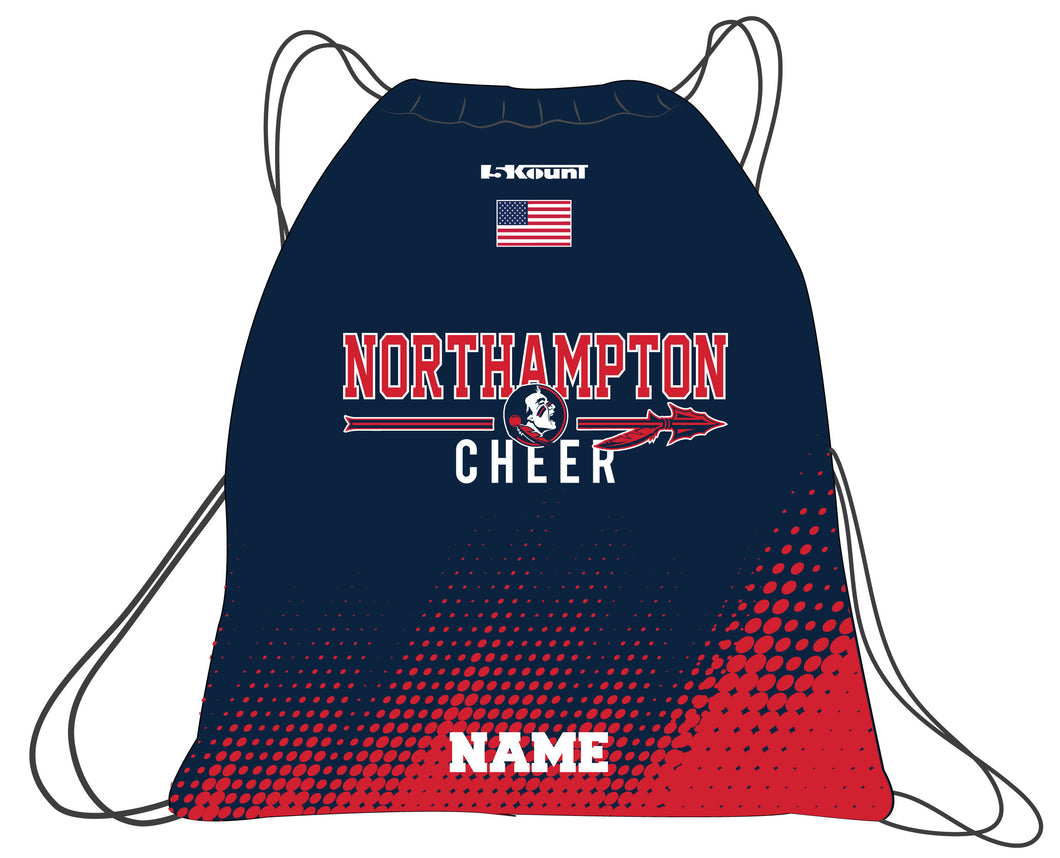 Northampton Indians Cheer Sublimated Drawstring Bag - 5KounT2018