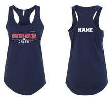 Northampton Indians Cheer Ladies' Cotton Tank Top - Navy - 5KounT2018