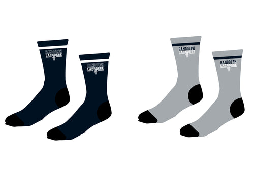 Randolph Lacrosse Sublimated Socks - Navy/Gray - 5KounT2018