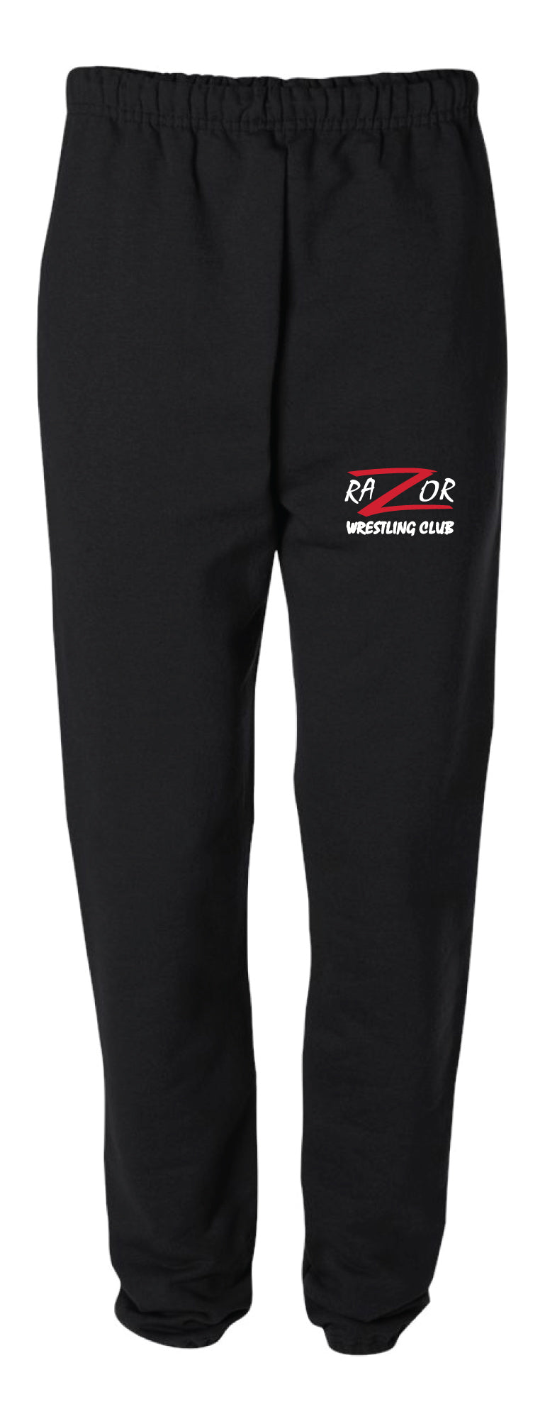 Razor Wrestling Club Cotton Sweatpants - Black - 5KounT2018