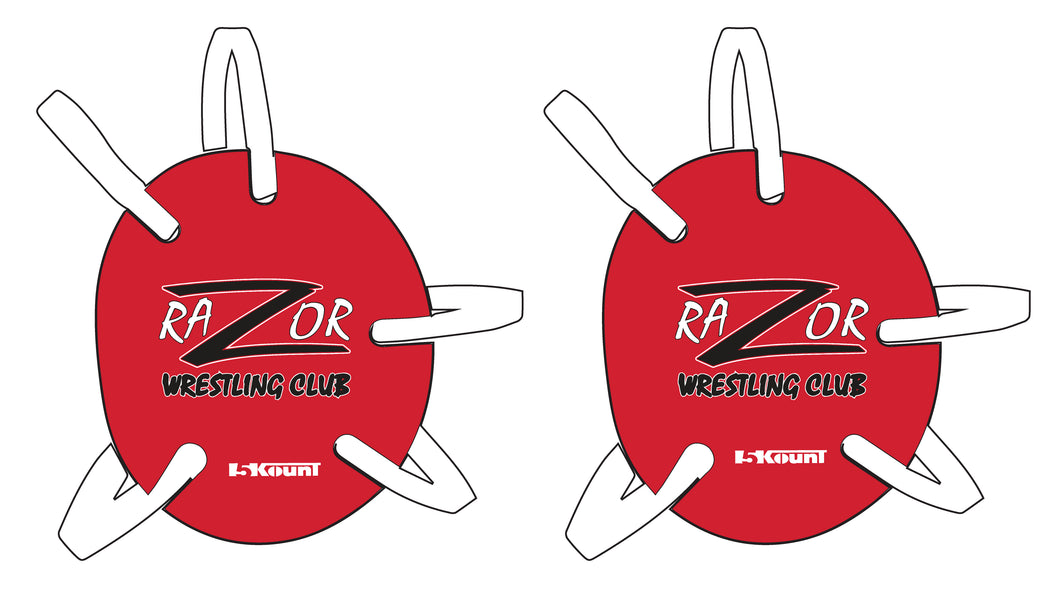 Razor Wrestling Club Headgear - Red - 5KounT2018