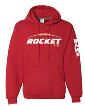 Rocket Football Russell Athletic Cotton Hoodie - Red - 5KounT