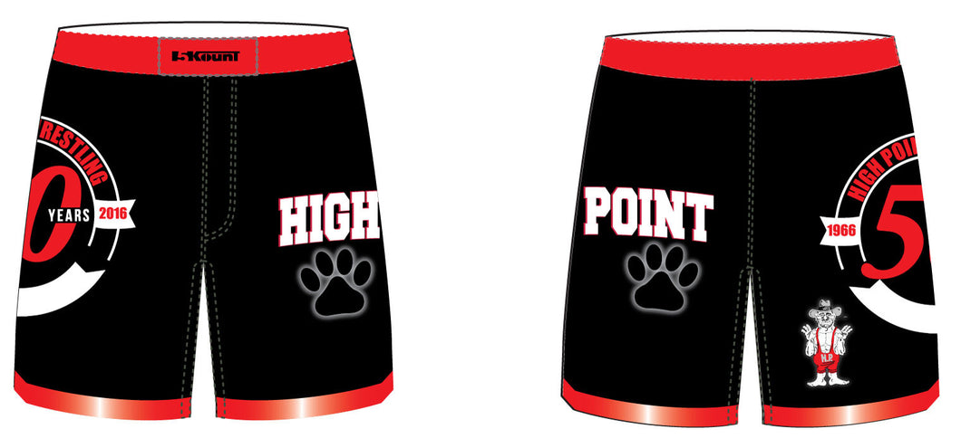 High Point Sublimated Fight Shorts - 5KounT