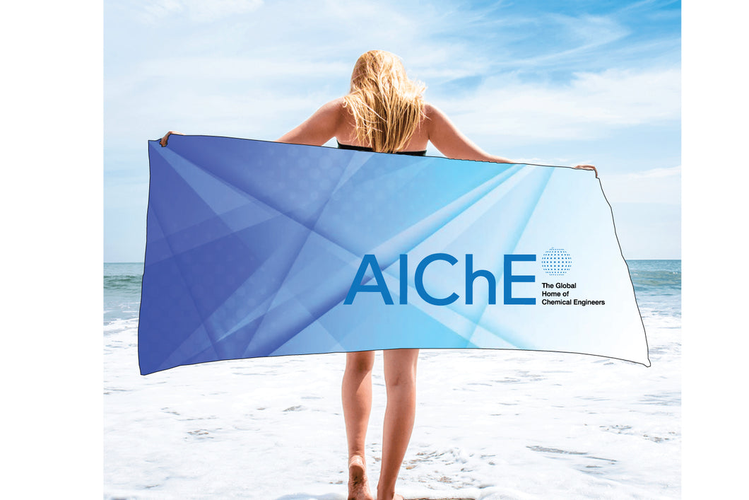 AICHE Sublimated Beach Towel