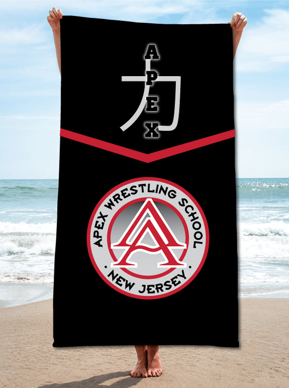Apex Wrestling Sublimated Beach Towel - 5KounT2018