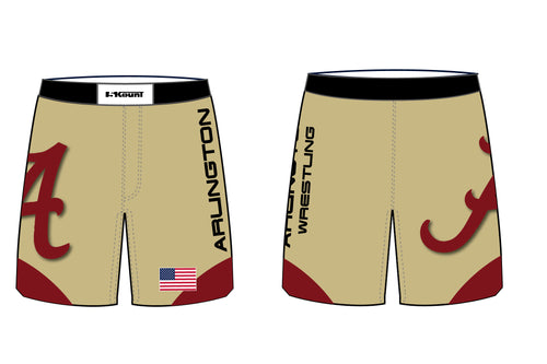 Arlington Wrestling Sublimated Fight Shorts - 5KounT2018