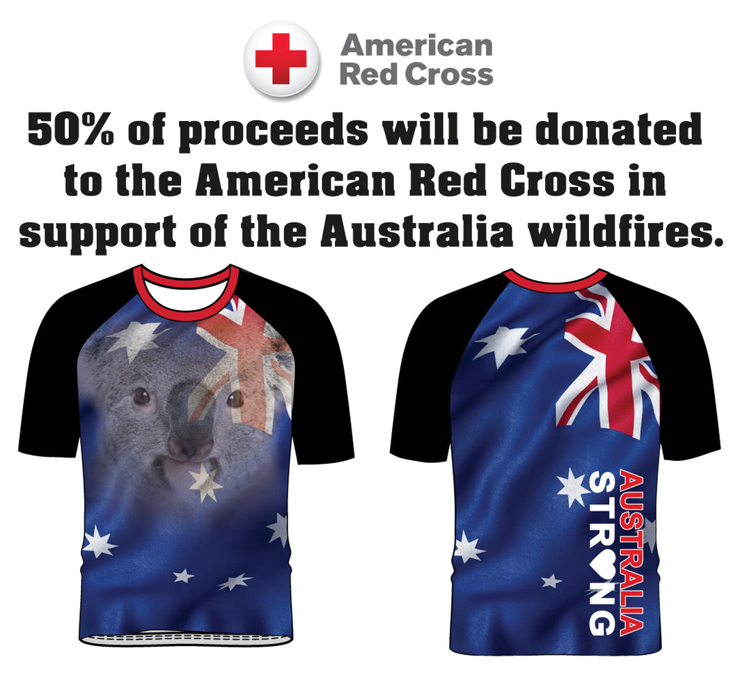 Australia Strong Collection Sublimated Fight Shirt - 5KounT2018