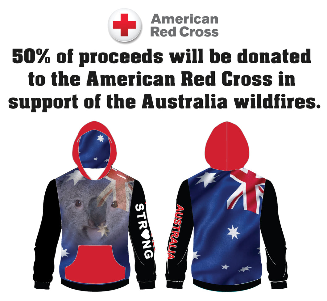 Australia Strong Collection Sublimated Hoodie - 5KounT2018
