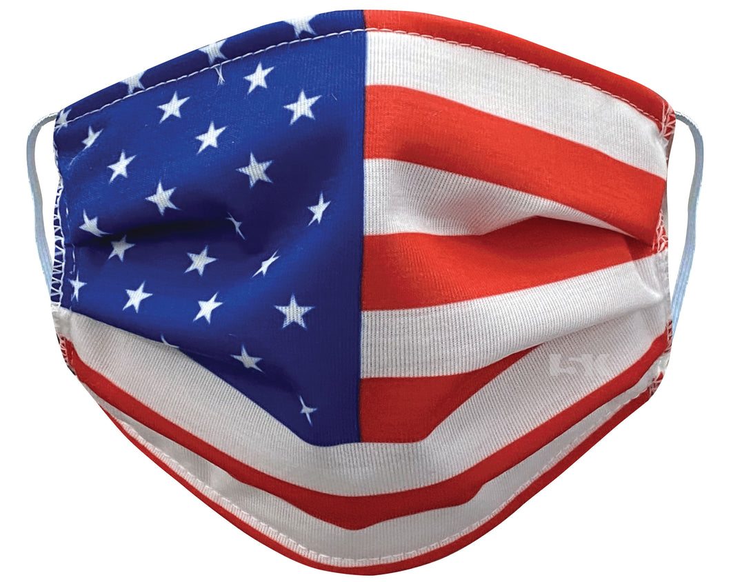 American Flag reusable facemask