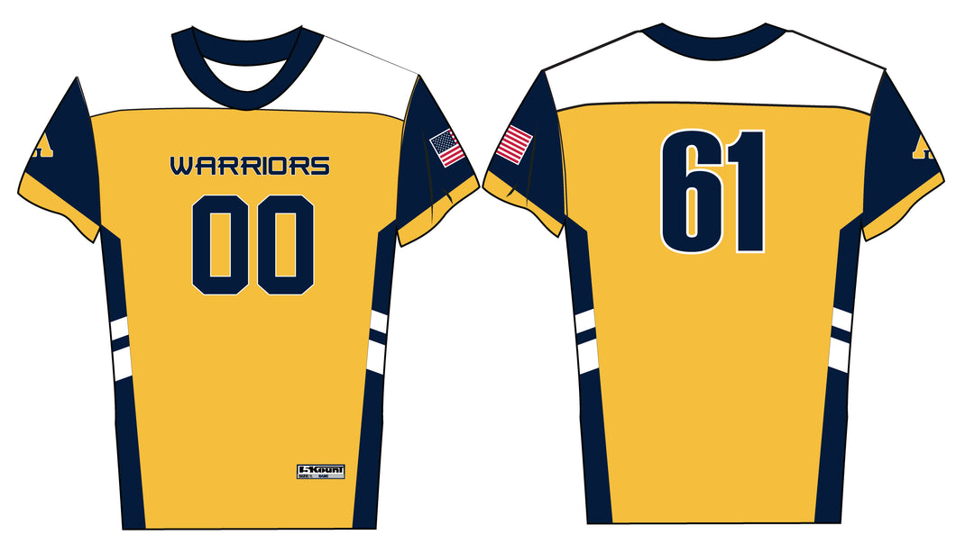 Andover Warriors Flag Football Sublimated Jersey - 5KounT2018