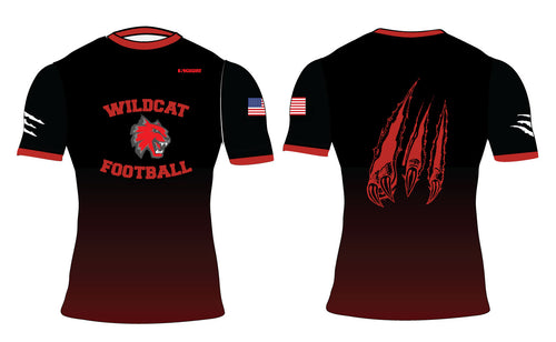 Wildcat Football Sublimated Compression Shirt - 5KounT