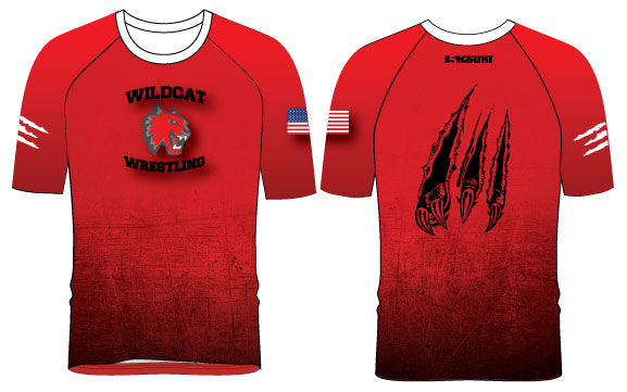 Wildcat Wrestling Sublimated Fight Shirt - 5KounT