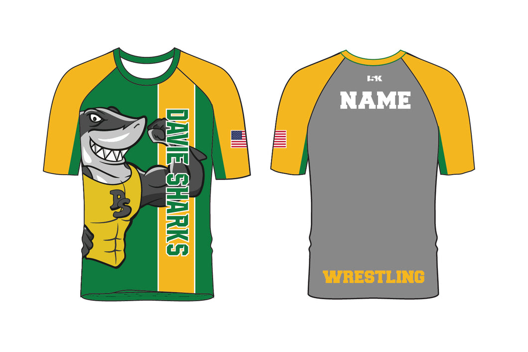 Davie Shark Wrestling Club Sublimated Shirt