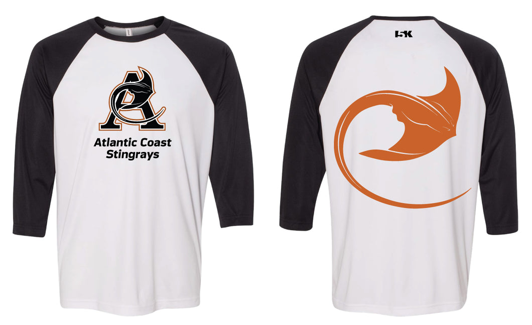 Atlantic Coast Stingrays Baseball Shirt - Black/White - 5KounT