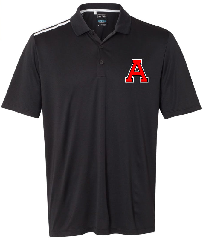 Avery HS Athletics Men's Adidas Polo - Black - 5KounT