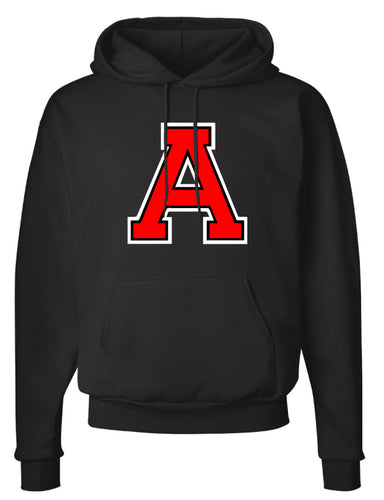 Avery HS Athletics Cotton Hoodie - Black - 5KounT