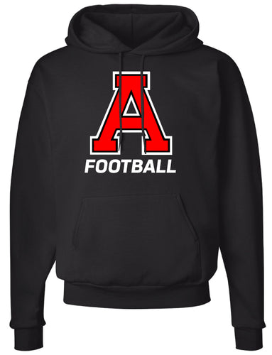 Avery HS Football Cotton Hoodie - Black - 5KounT