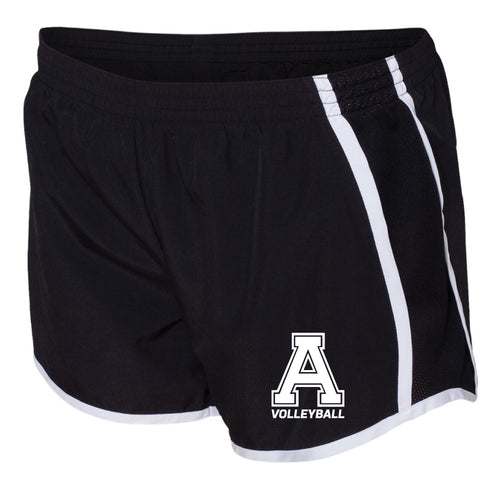 Avery HS Volleyball Ladies Shorts - Black - 5KounT