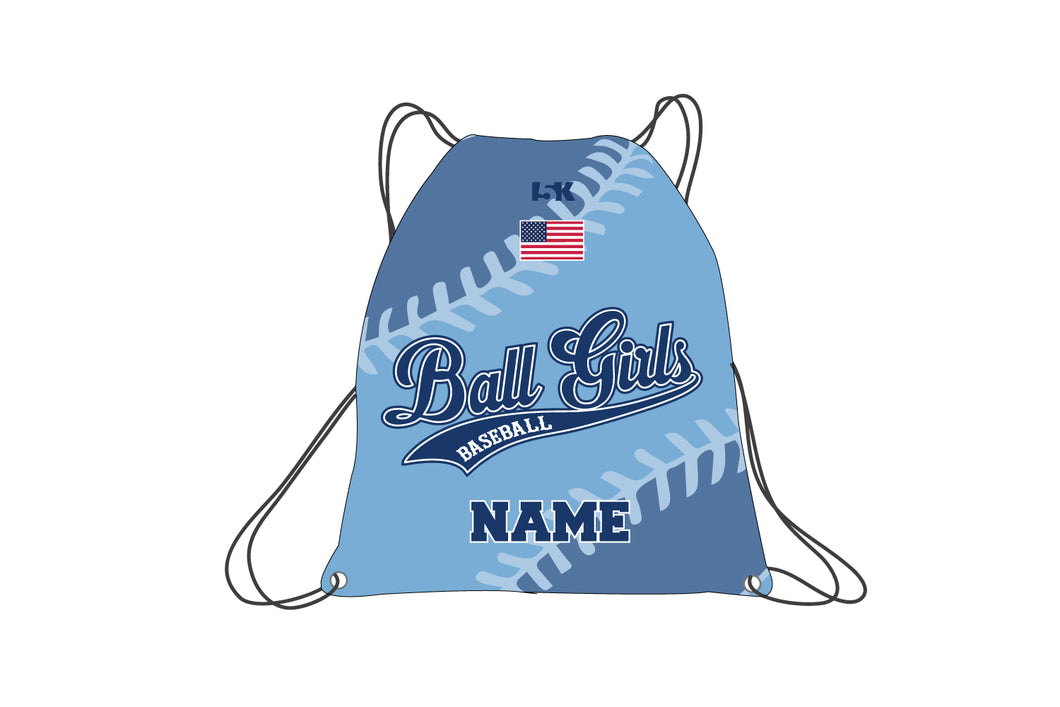 Ball Girls Baseball Sublimated Drawstring Bag - 5KounT