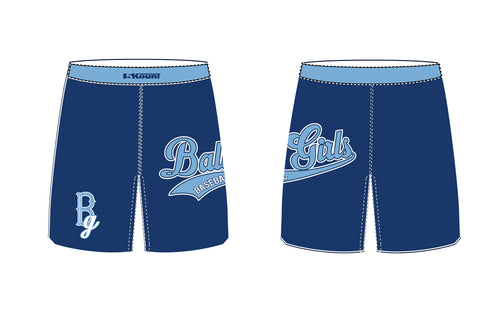 Ball Girls Baseball Sublimated Shorts - 5KounT