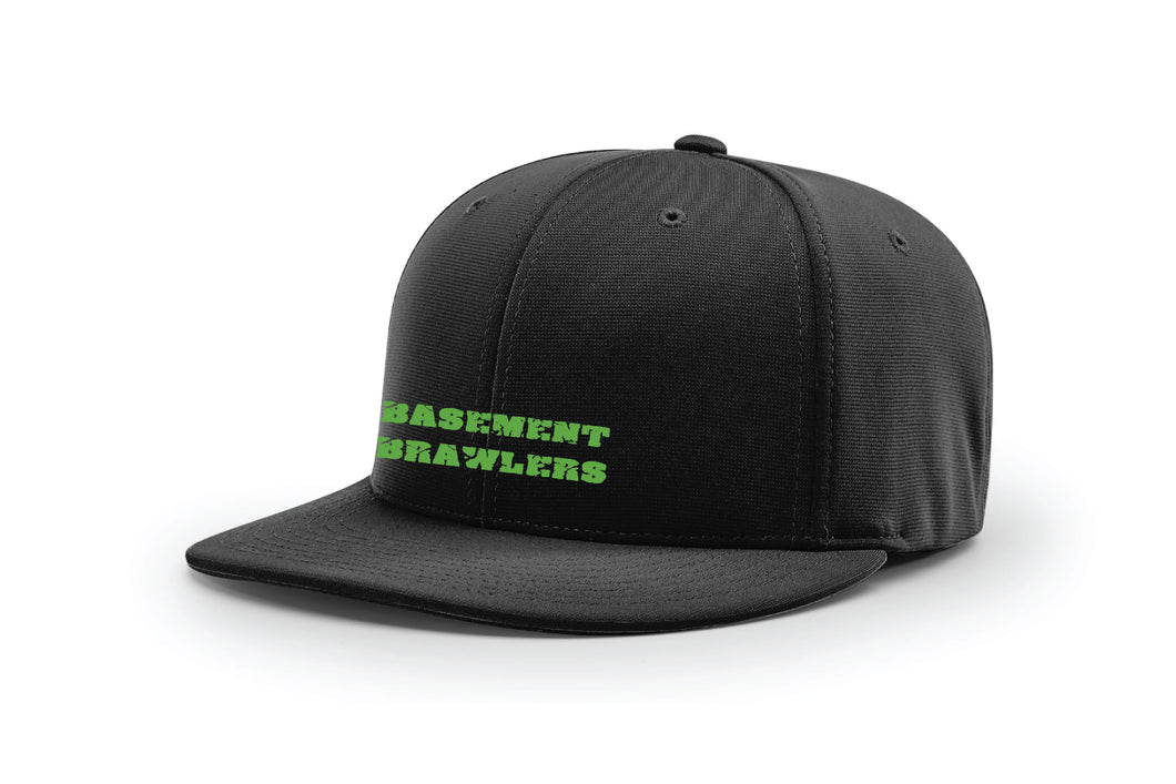 Basement Brawlers Wrestling Club Flexfit Cap - Black - 5KounT