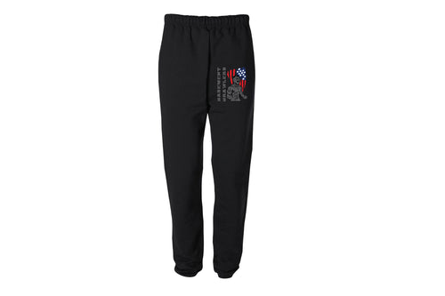 Basement Brawlers Wrestling Club Cotton Sweatpants - Black - 5KounT