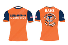Berea Midpark Wrestling Sublimated Compression Shirt - Orange - 5KounT