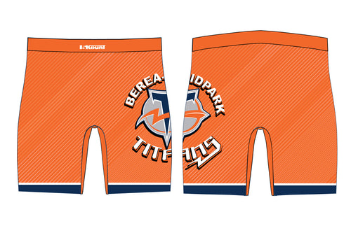Berea Midpark Wrestling Sublimated Compression Shorts - Orange - 5KounT