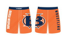 Berea Midpark Wrestling Sublimated Fight Shorts - Orange - 5KounT