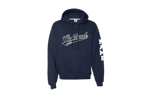 Oakland Braves Russell Athletic Cotton Hoodie - Navy - 5KounT