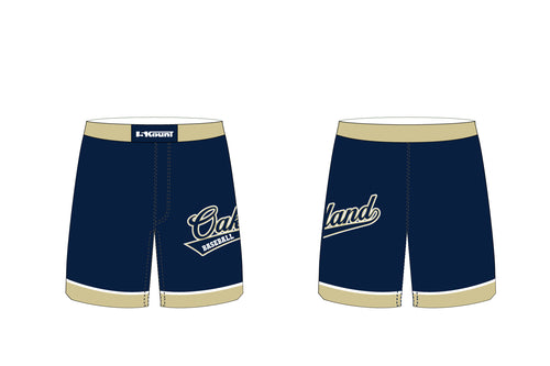 Oakland Braves Sublimated Fight Shorts - 5KounT