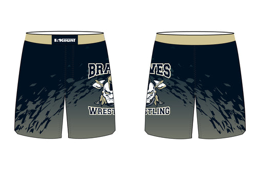 Braves Wrestling Sublimated Fight Shorts