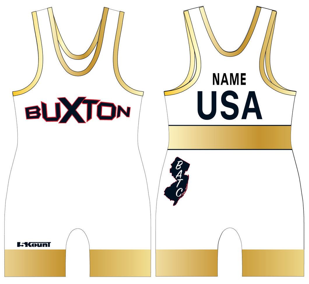 Buxton Elite Sublimated Men's Singlet - White - 5KounT