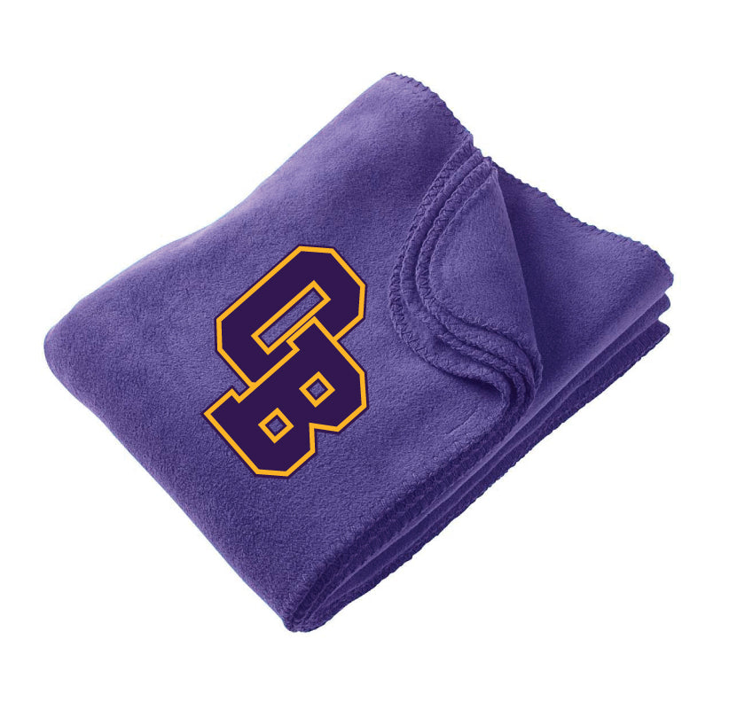 Baymen Wrestling Fleece Blanket - Purple - 5KounT
