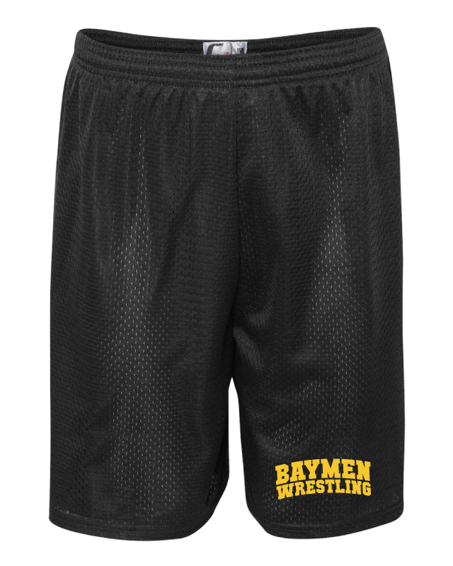 Baymen Wrestling Tech Shorts - Black - 5KounT