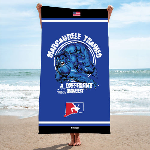 MarcAurele Wrestling Sublimated Beach Towel - 5KounT2018