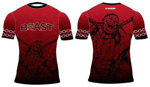 Beast Wrestling Sublimated Compression Shirt - 5KounT