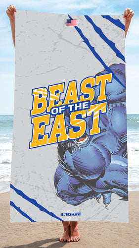 Beast of the East Wrestling Sublimated Beach Towel - 5KounT2018