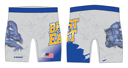Beast of the East Wrestling Sublimated Compression Shorts - 5KounT2018