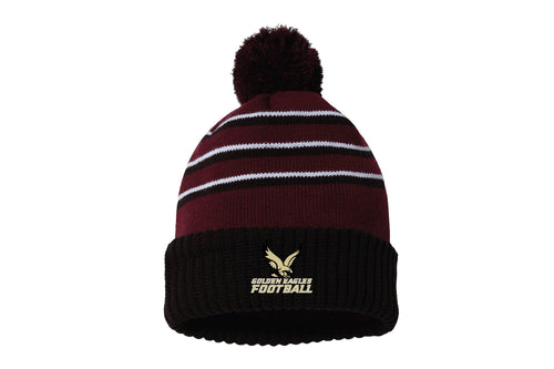 Berkeley Eagles Football Pom Beanie - Maroon