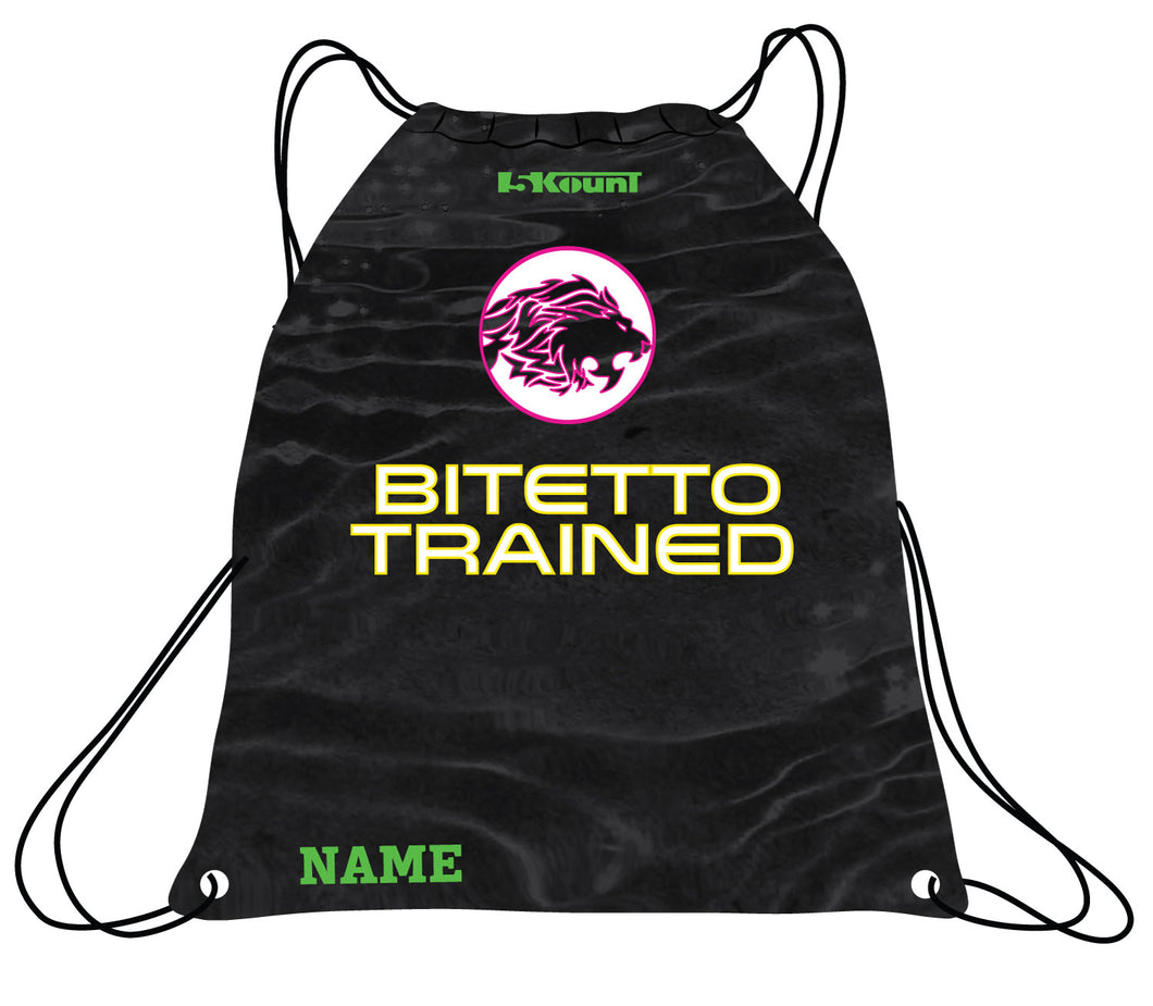 Bitetto Trained 2017 Sublimated Drawstring Bag - 5KounT