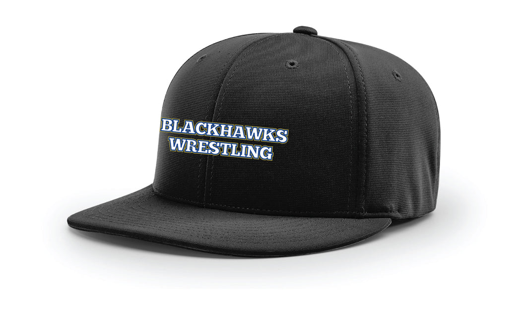 BlackHawks Wrestling FlexFit Cap - Black - 5KounT