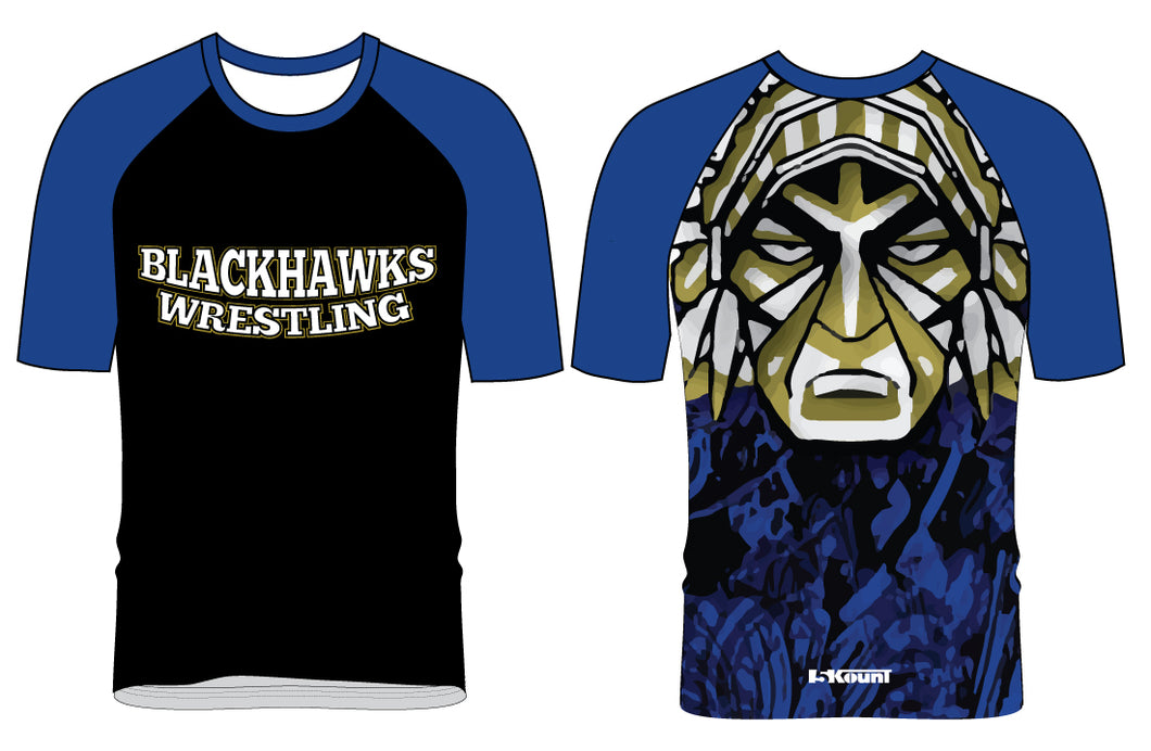 BlackHawks Wrestling Sublimated Fight Shirt - 5KounT