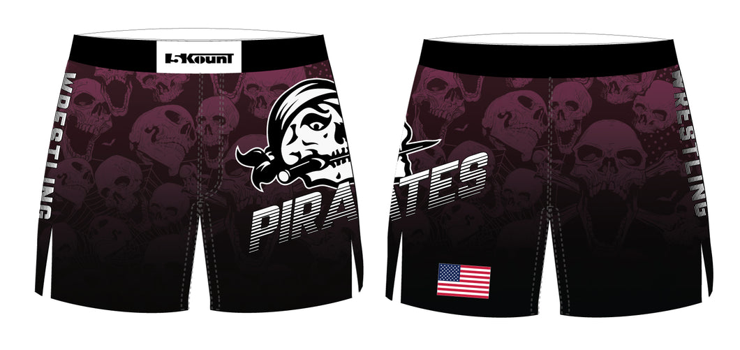 Pirates Wrestling Sublimated Board Shorts - 5KounT