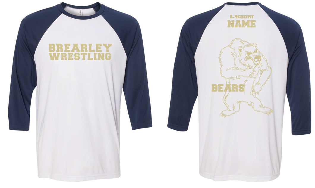 Brearley Wrestling Baseball Shirt - 5KounT