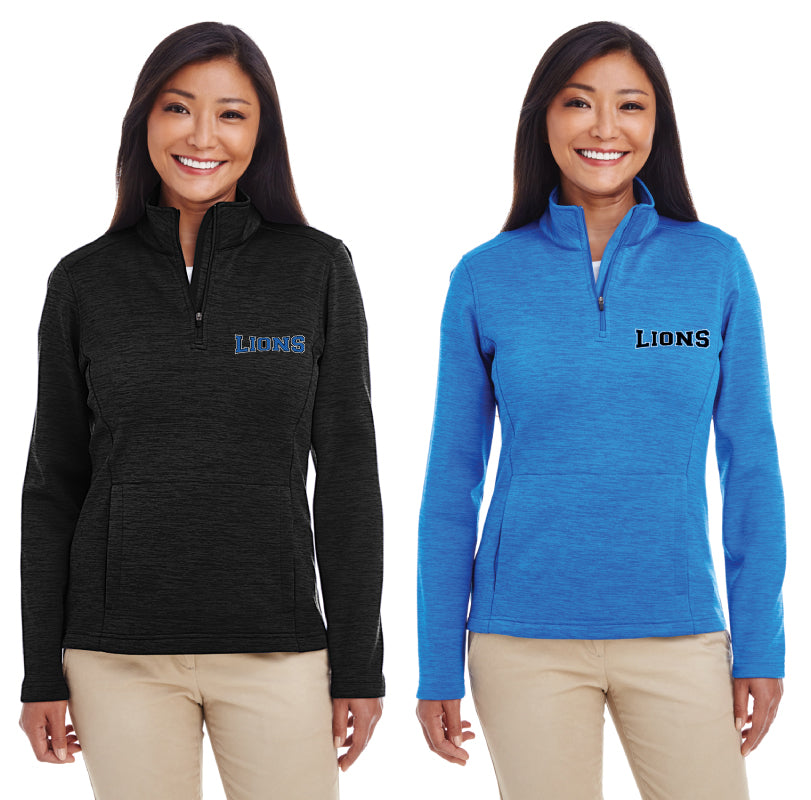 Brick City Lions Cheer Fleece Quarter Zip - Black or Blue - 5KounT