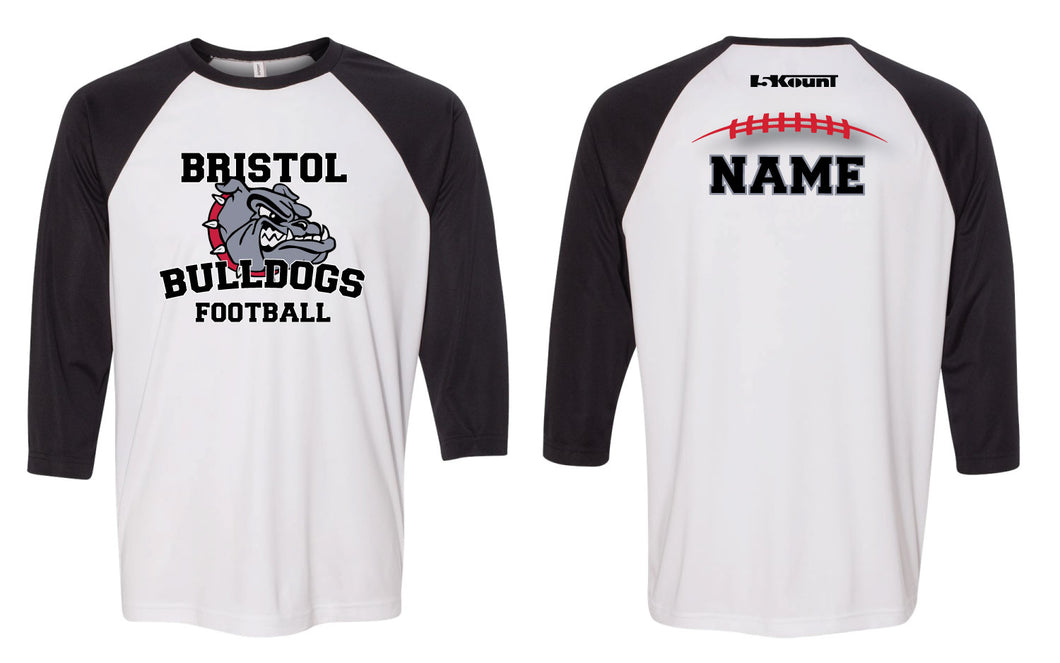 Bristol Jr. Football Baseball Shirt - 5KounT