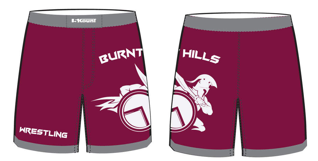 Burnt Hills Sublimated Fight Shorts - 5KounT